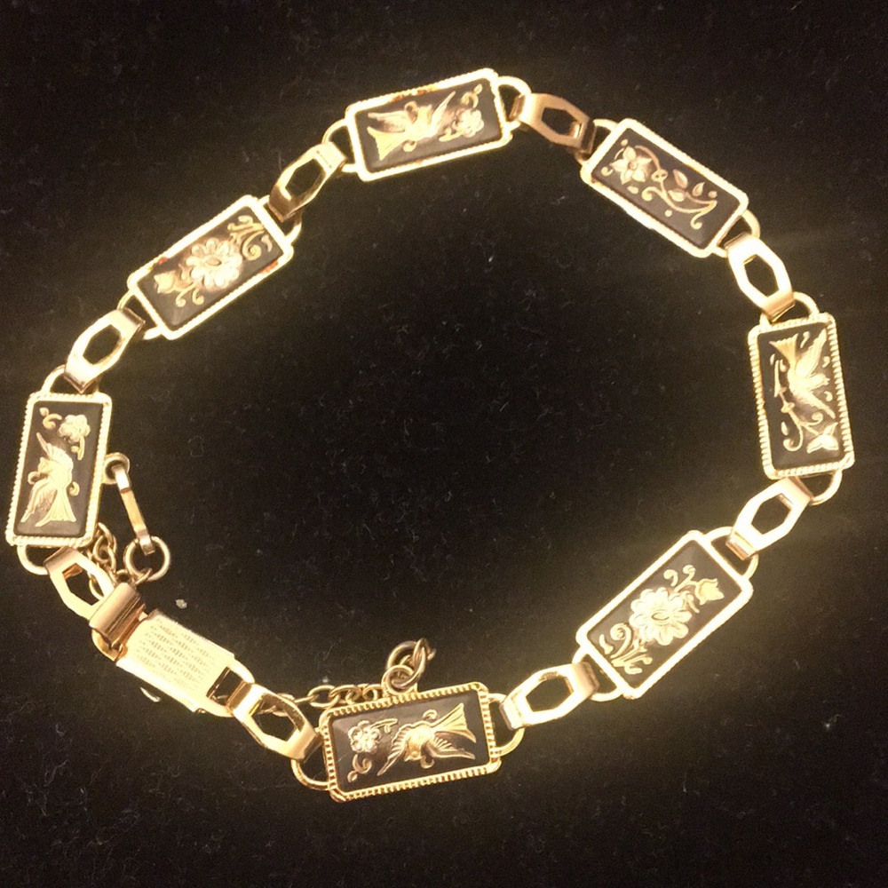Black and gold bracelet from Spain late 80’s